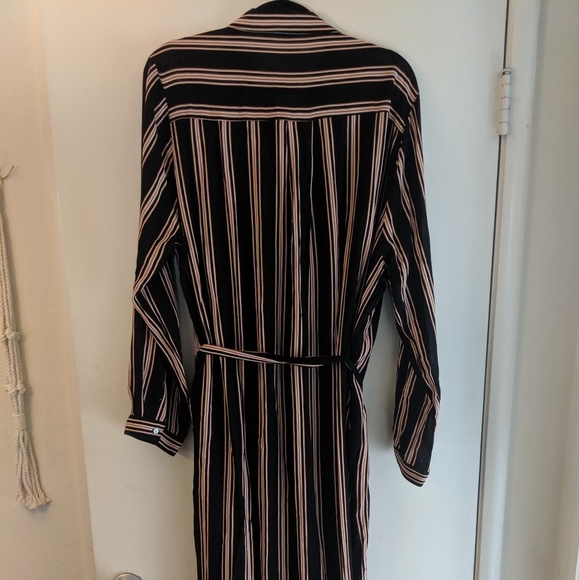 Forever 21 Striped Shirtdress with slits - Picture 4 of 6